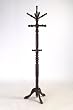 Frenchi Home Furnishing Traditional Spinning Top Wooden Coat Rack, Cherry