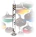 Galileo Thermometer Liquid in Glass 24 inches high with Multi colored Spheres Made in Germany