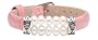 Freshwater Cultured Pearl Bracelet w/ Pink Leather Strap, 7"