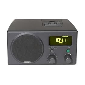 Boston Acoustics Charcoal High-Fidelity AM/FM Table Radio- BARADIOB by Boston Acoustics