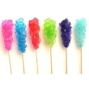 Blue Rock Candy Swizzle Sticks by Escape Concepts