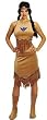 ADULT Indian Babe Costume - Fun for Thanksgiving and Halloween Costume Parties - Wow includes boot tops and headband - Sorry, wig not included