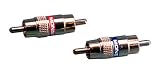 Monster Cable A MRM-B Audio Phonolink Gender-Change Adapter (Male-to-Male)
