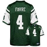 Brett Favre New York Jets #4 Authentic Reebok NFL Football Jersey (Green)