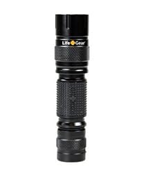 Life+Gear LG323 Outdoor Series 80 Lumen Aircraft Grade Aluminum Flashlight, Black