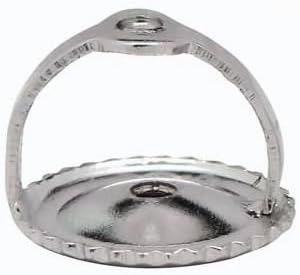 14K White Gold Threaded Screw on Screw off Replacement Earring Back-1 Single Piece