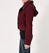 Last Kiss Double Button Fleece Short Coat in Plum