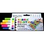 Dylon Fabric Painting Pens Fluorescent Colours Pack of 5