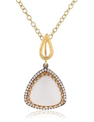 Azaara Delicate White Swarovski Crystal Pendant Necklace