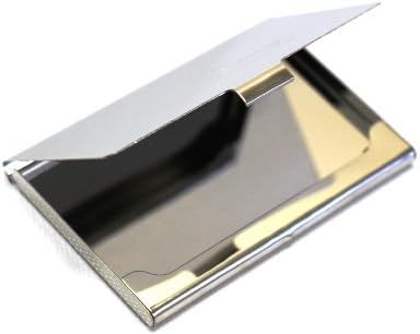 Business Card Holder- Luxury Stainless Steel Case Holder Unique Organizer For Men and Women - 100% Lifetime Guarantee