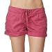 Quiksilver Women's "The Beachie" Drawstring Waist Shorts Pink G11003-PPE-Size 11