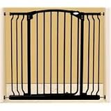 Extra-Tall Swing Close Hallway baby child Gate - Black