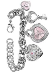 Guess #U95038L1 Womens Charm Bracelet Watch