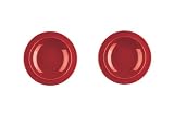 Emile Henry 9-inch Soup/Pasta Bowls, Set of 2, Cerise