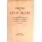 L'Oeuvre de L�on Blum (1937-1940)