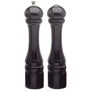 Chef Specialties 10502 10 Inch - 26cm Imperial Ebony Pepper Mill Salt Mill Set