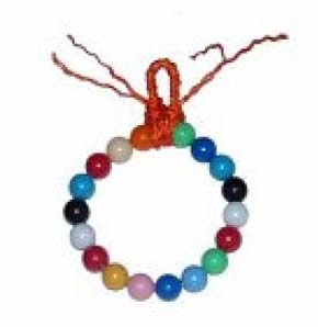 Beads Ring 4in Plastic Bird Swing
