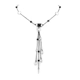 Vintage Swarovski Crystal Tassel Drop Necklace