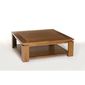 Table basse sous plateau 90 x 90 cm