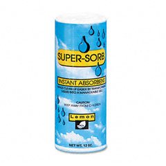 LAGASS Supersorb Liquid Spills Absorbent, 12-oz. Shaker Can