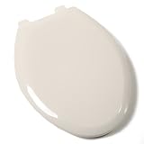 Comfort Seats C1B3E4S-02 EZ Close Deluxe Plastic Toilet Seat, Elongated, Biscuit