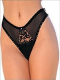 Shimmer Lace Thong