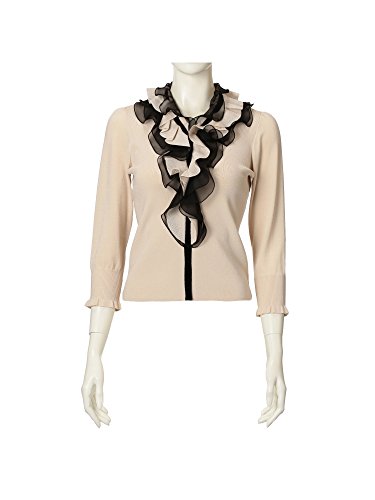 (トゥー ビー シック) TO BE CHIC シフォンフリルコンビニット W5F01413__