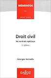 Revue Dalloz  / Droit civil: Les contrats spéciaux