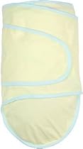 The Miracle Blanket Swaddler formerly known as the Amazing Miracle Blanket - Yellow w/ Aqua Trim
From Miracle Blanket
