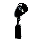 Black Composite Bullet Light w Collar Lens Trans.