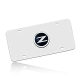 Nissan 350Z Z Emblem on Chrome Stainless Steel License Plate