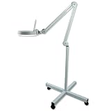 Rolling Adjustable Magnifying Lamp Beauty Mag Light Salon Facial w/ Tattoo Nail