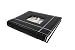 Leather Photo Album with Contrast Stitching - Stores 300 Pictures, Black