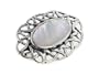Sterling Silver Celtic Knot Mother of Pearl Pin Brooch