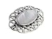 Sterling Silver Celtic Knot Mother of Pearl Pin Brooch