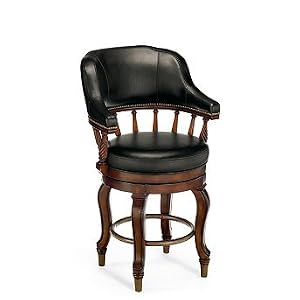 Burbank Counter Height Swivel Bar Stool (24"H seat, 31-3/4"H arms) - Frontgate