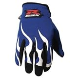 Joe Rocket Suzuki Knack Gloves - Medium/Blue/White