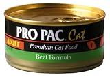 PRO PAC Adult Beef Formula Premium Cat Food (24/5.5-oz cans)