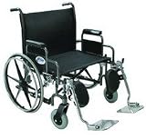 Sentra Extra Heavy Duty Wheelchair - Removable Desk Arms, 26, Swingaway Elevating Legrests