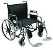 Sentra Extra Heavy Duty Wheelchair - Removable Desk Arms, 28, Swingaway Elevating Legrests