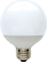 GE 76464 Energy Smart LED Globe Light Bulb, White, 2.8-Watt