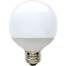 GE 76464 Energy Smart LED Globe Light Bulb, White, 2.8-Watt