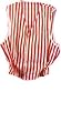 Adult Costume Red and White Striped Vest Great for Gay 90s Themes, Barbershop Quartets and More!