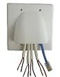 Sound Quest Dual Gang Bulk Cable Wall Plate