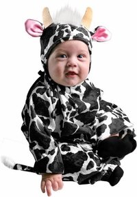 Infant Farm Animal Baby Cow Halloween Costume (6-18 Months)