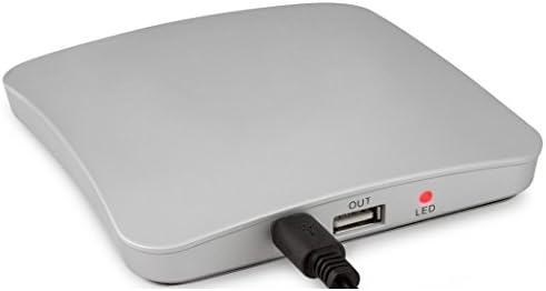 JJF Bird Solar Window Charger with 1800mAh Rechargeable Solar Panel Battery, Silver