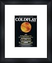 COLDPLAY UK Tour 2001 - Framed Original Advert