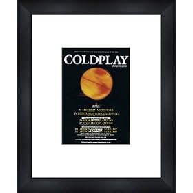 COLDPLAY UK Tour 2001 - Framed Original Advert