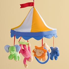Velveteenie Circus Mobile Bright by North American Bear Co. (2959)