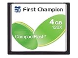4 GB CompactFlash 120x High Speed Memory Card by First Champion